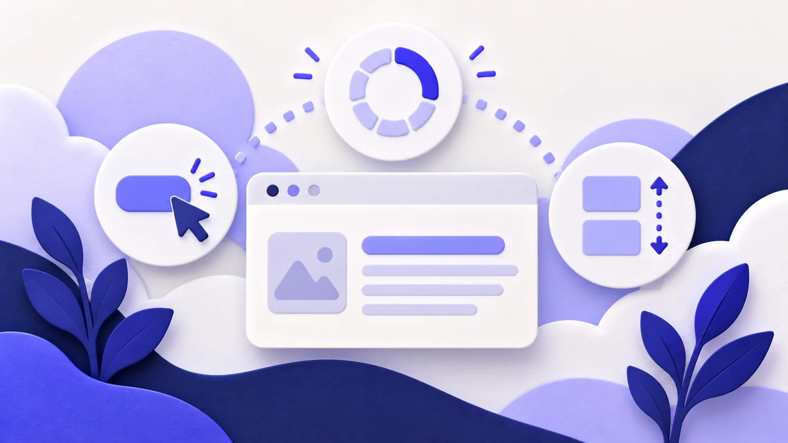 Иллюстрация к статье «Core Web Vitals: что означают LCP, INP и CLS»