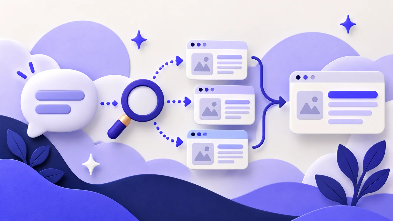 Иллюстрация к статье «Как ChatGPT ищет в интернете и откуда берёт ссылки»