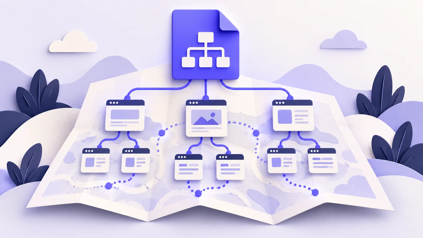 Иллюстрация к статье «Карта сайта sitemap.xml: как создать и отправить»