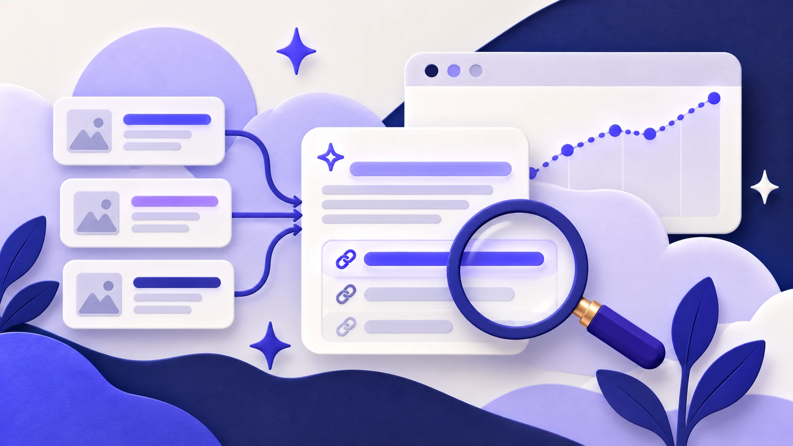Иллюстрация к статье «AI Overviews: что видно в отчёте Search Console»